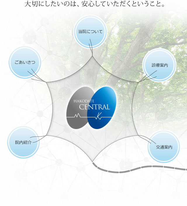 大切にしたいのは、安心していただくということ。
